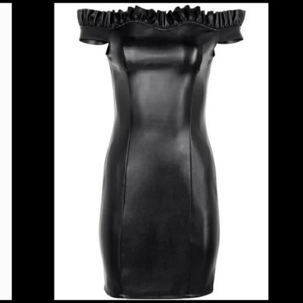 Elegant Black Off-Shoulder Dress